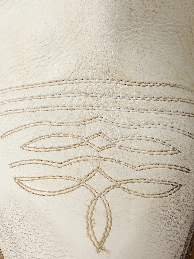 Women's Leather Boots - Beige Khaki - Size 9 - Image 4