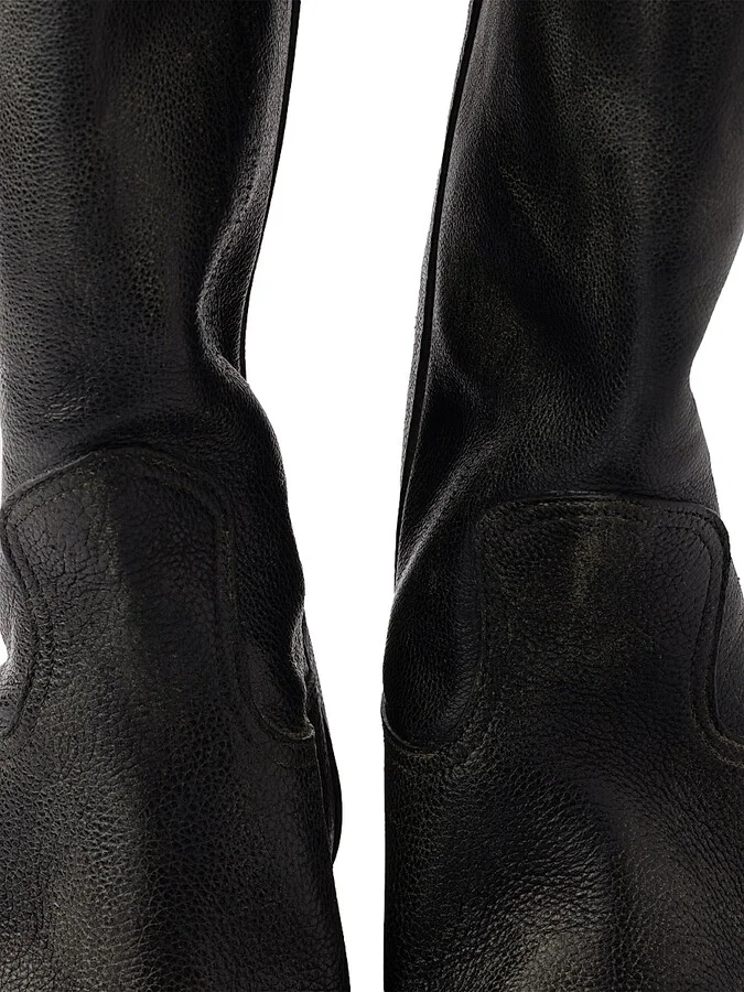 Women's Leather Boots - Beige Khaki - Size 9 - Image 8