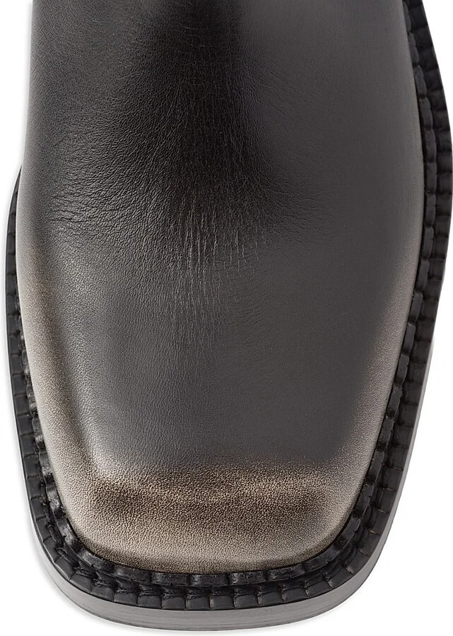 Women's Leather Boots - Black - Size 7 - Image 6