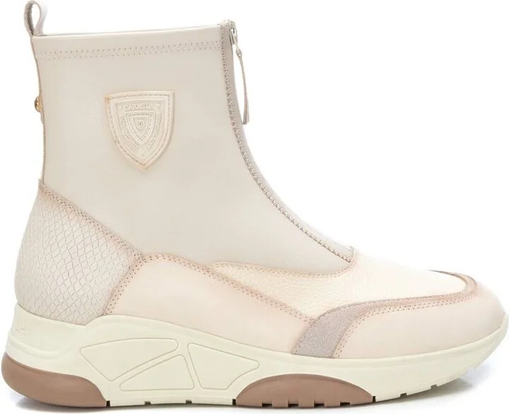 Women's Leather Casual Booties Carmela By XTI