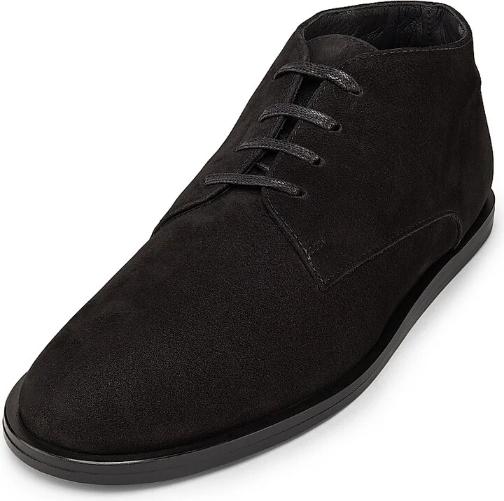 Women's Leather Derby-Style Flats - Black - Size 6.5 - Image 6
