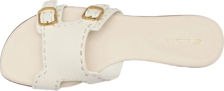 Women's leather double-buckle Didi slide sandal - Image 2
