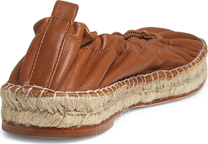 Women's Leather Espadrilles - Miele - Size 5 - Image 3