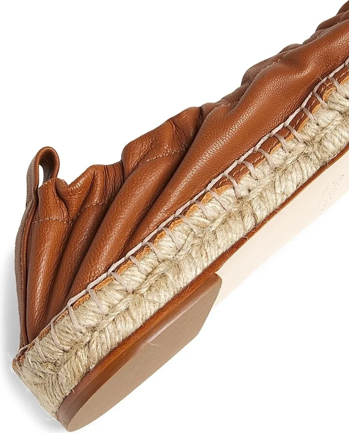Women's Leather Espadrilles - Miele - Size 5 - Image 5