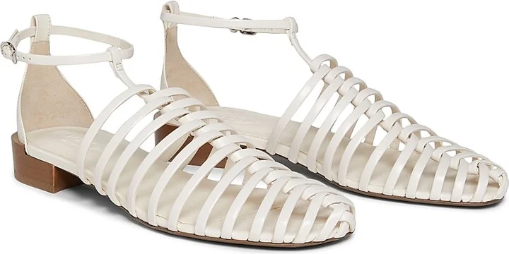 Women's Leather Fisherman Sandals - Yogurt - Size 5.5 - Image 2
