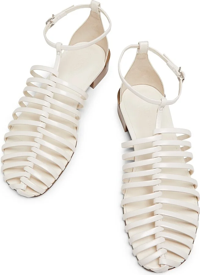 Women's Leather Fisherman Sandals - Yogurt - Size 5.5 - Image 4