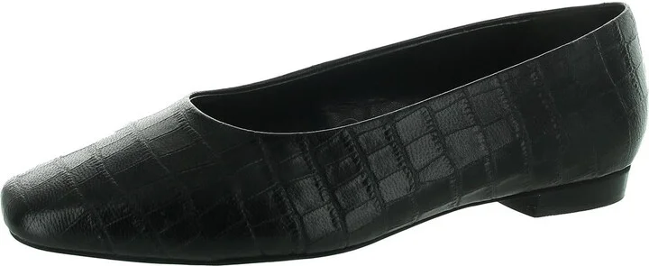 Womens Leather Flat Shoes
