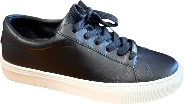 Women's Leather Lacee Sneaker In Black