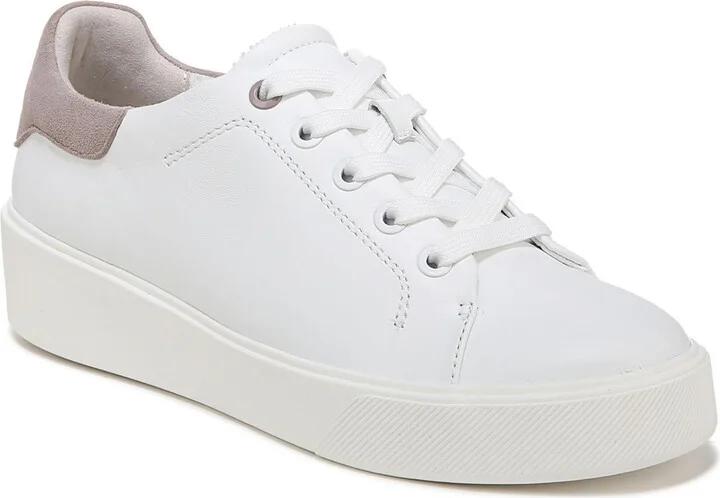 Womens Leather Lifestyle Casual And Fashion Sneakers