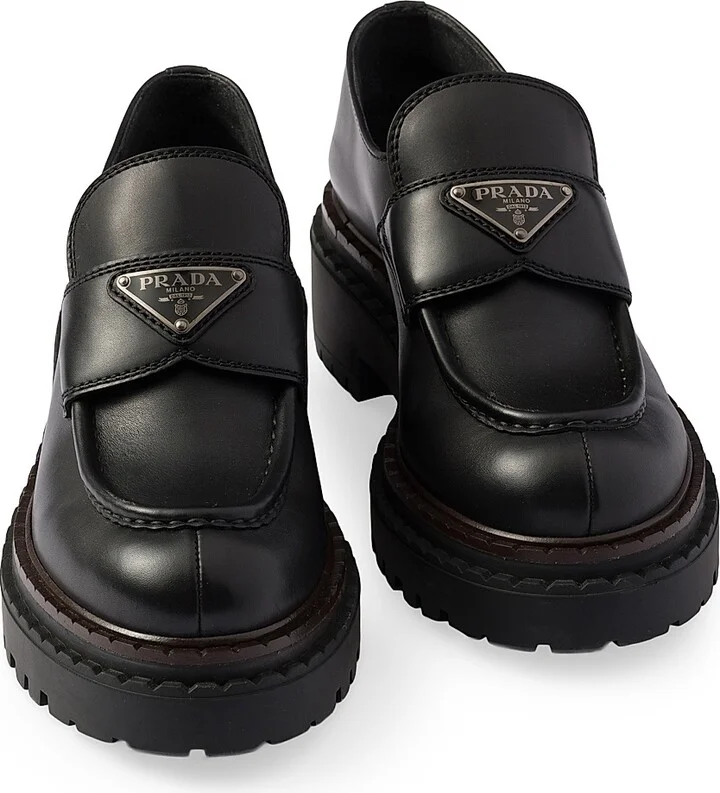 Women's Leather Loafers - Black - Size 5 - Image 5