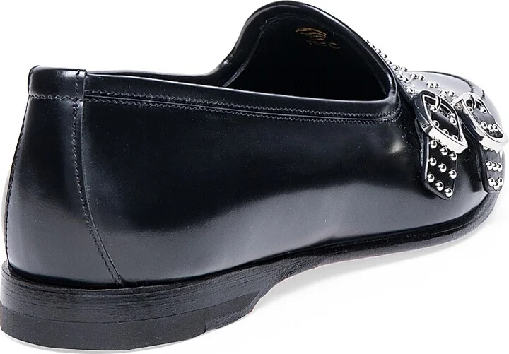Women's Leather Loafers - Black - Size 6.5 - Image 4