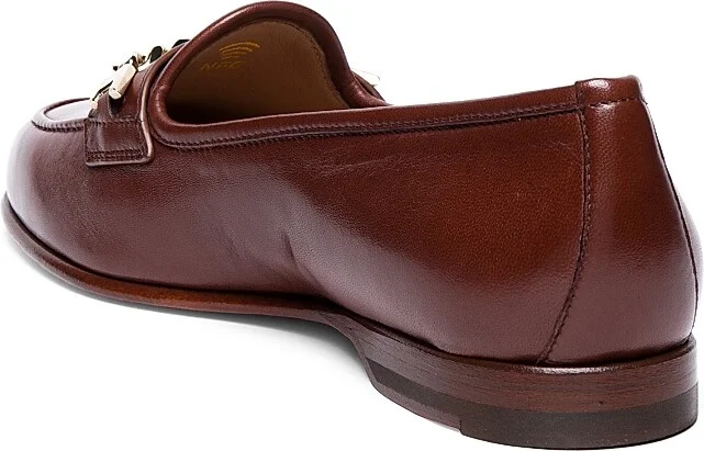 Women's Leather Loafers - Brown - Size 6.5 - Image 3