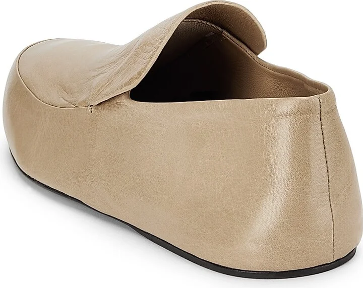 Women's Leather Loafers - Dark Sand - Size 7 - Image 3