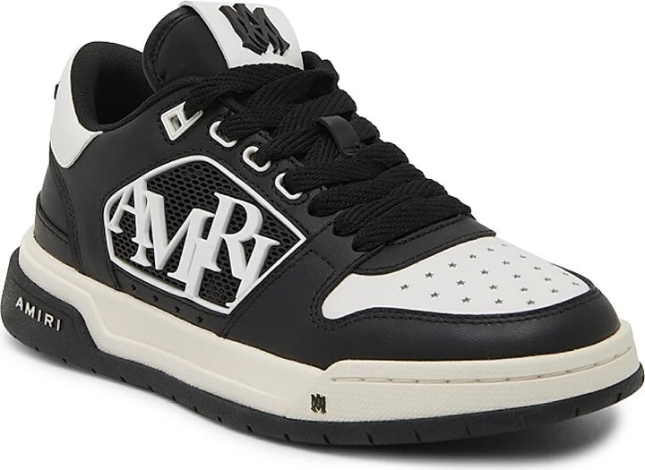 Women's Leather Logo Platform Sneakers - Black - Size 11 - Image 2