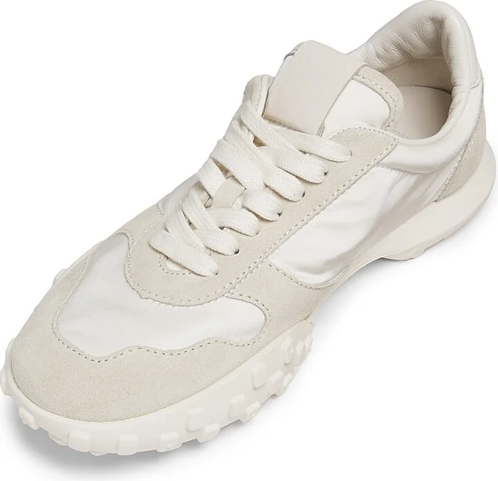 Women's Leather Low-Top Sneakers - Black - Size 7 - Image 7