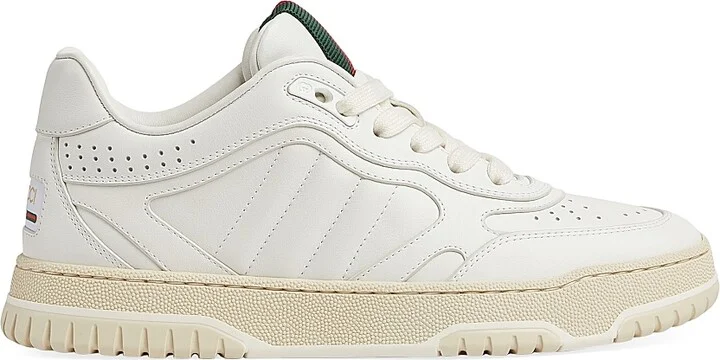 Women's Leather Low-Top Sneakers - Great White - Size 6