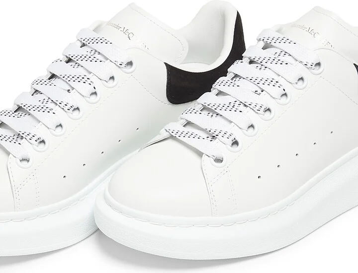 Women's Leather Low-Top Sneakers - White Patchouli - Size 5 - Image 5