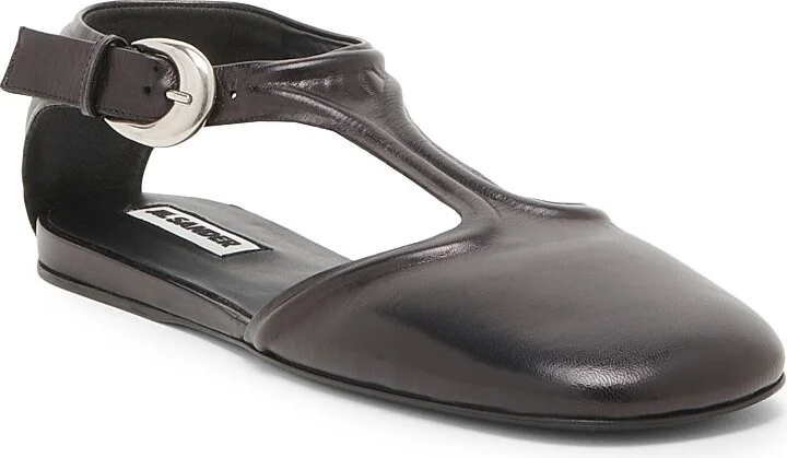 Women's Leather Mary Janes - Black - Size 6 - Image 2
