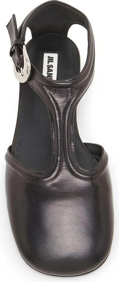 Women's Leather Mary Janes - Black - Size 6 - Image 4