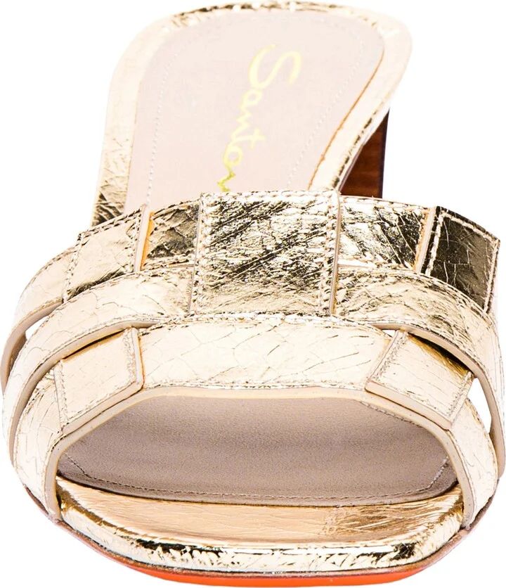 Women's leather mid-heel Beyond sandal - Image 2