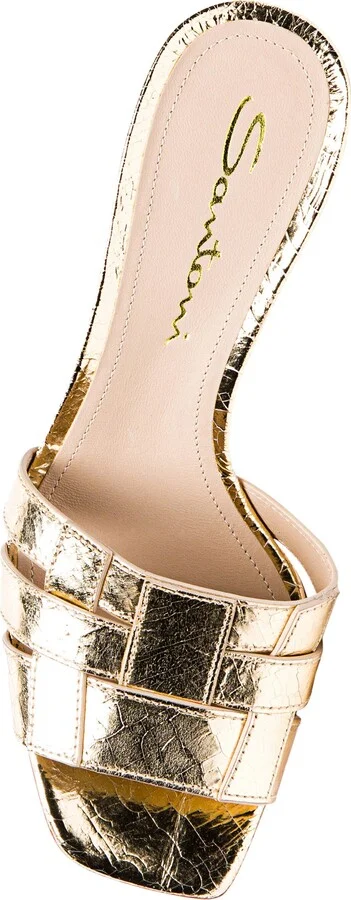 Women's leather mid-heel Beyond sandal - Image 5