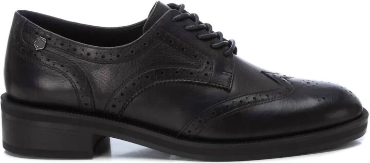 Women's Leather Moccasins In Black