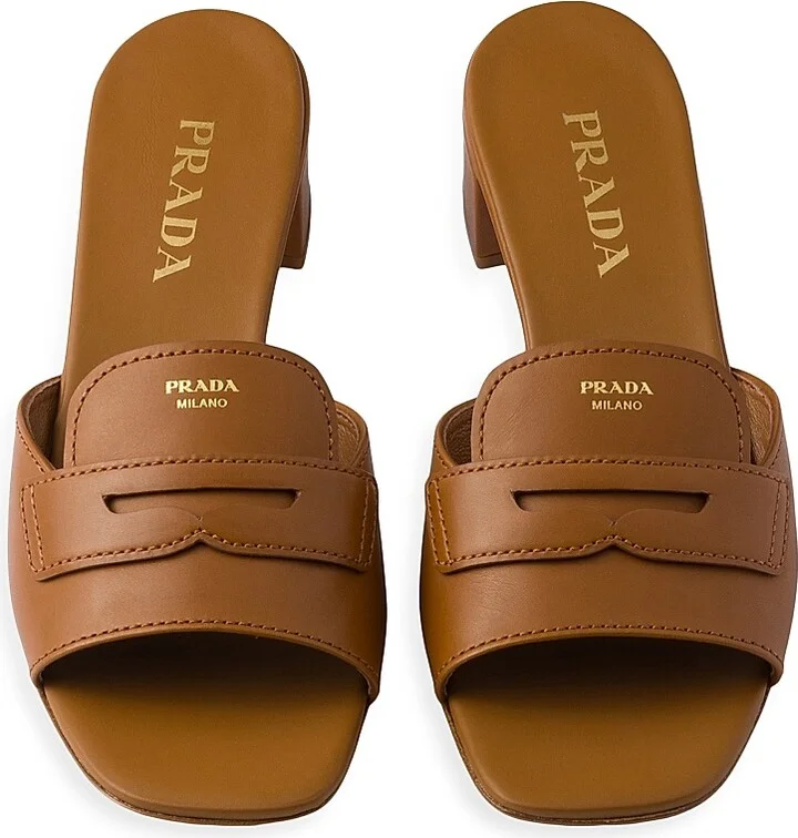 Women's Leather Mules - Black - Size 5 - Image 5