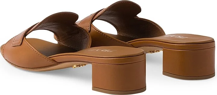 Women's Leather Mules - Black - Size 5 - Image 6