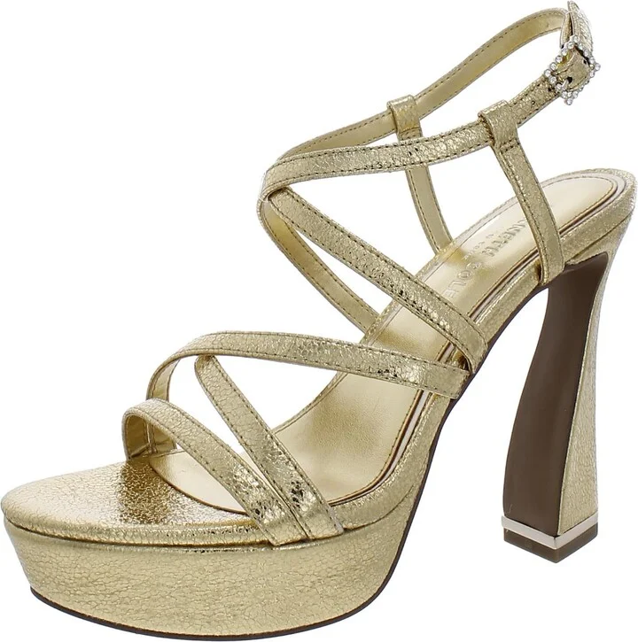 Womens Leather Platform Sandals