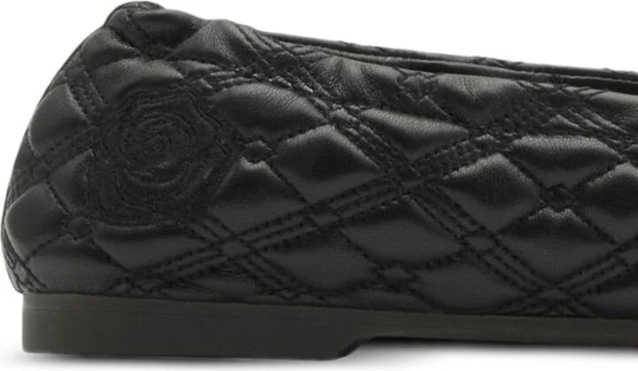 Women's Leather Sadler Ballerinas - Image 4