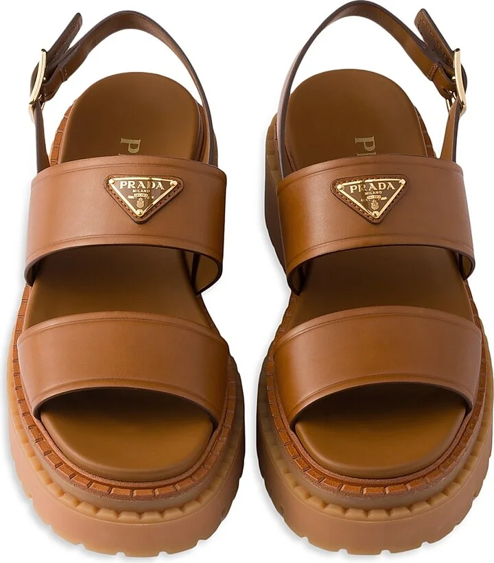 Women's Leather Sandals - Black - Size 6 - Image 5