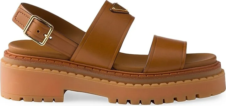 Women's Leather Sandals - Black - Size 6 - Image 9