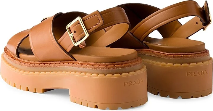 Women's Leather Sandals - Black - Size 7 - Image 7