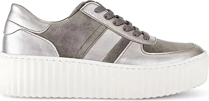 Women's Leather Shoes In Iron