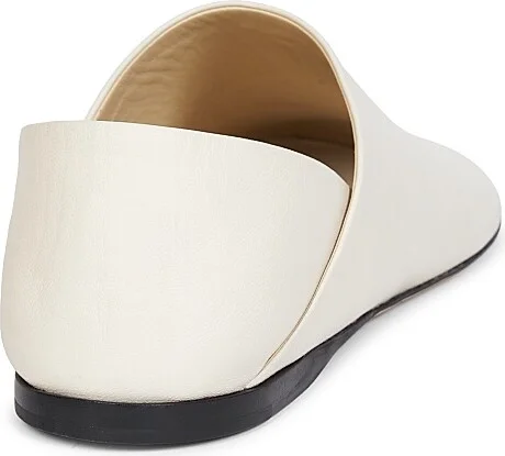 Women's Leather Slippers - Black - Size 5 - Image 7
