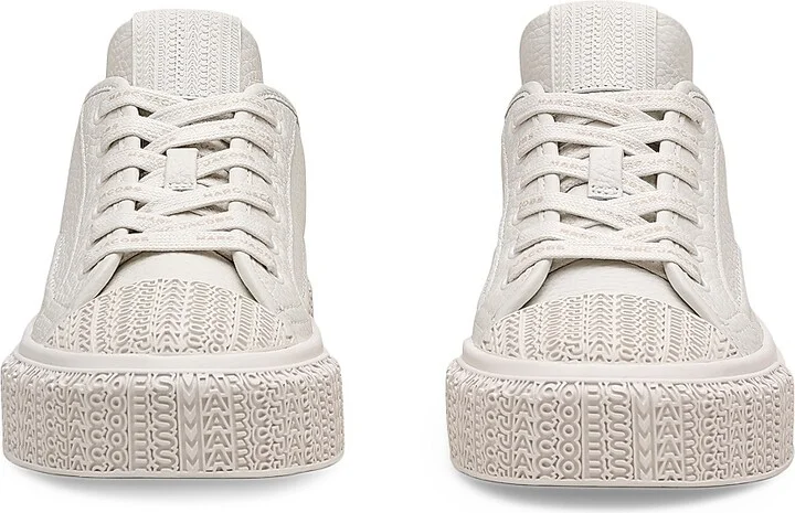 Women's Leather Sneakers - Cotton White - Size 5 - Image 3