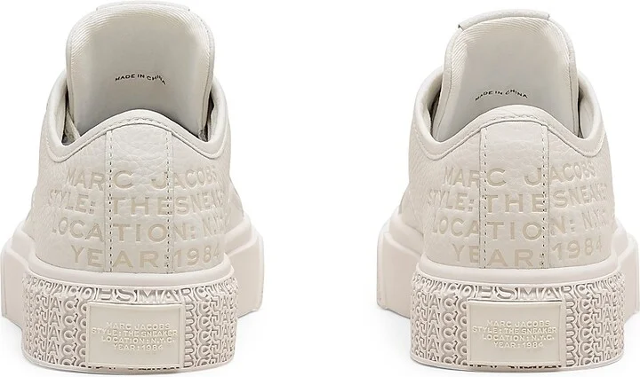 Women's Leather Sneakers - Cotton White - Size 5 - Image 4