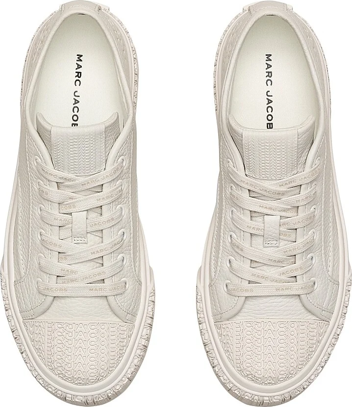 Women's Leather Sneakers - Cotton White - Size 5 - Image 6
