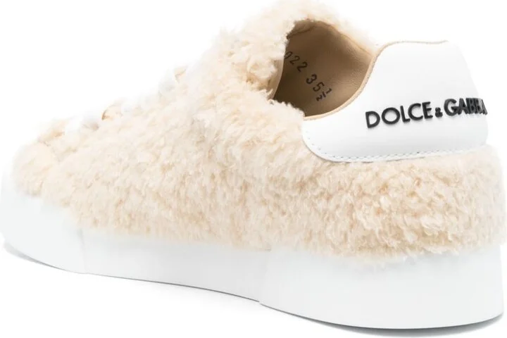 Women's Leather Sneakers With Embossed Logo - Image 4
