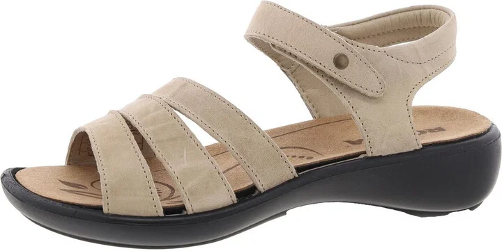 Womens Leather Strappy Ankle Strap