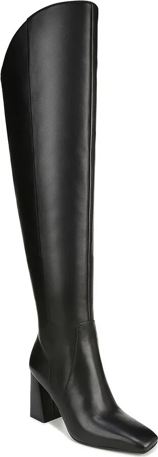 Womens Leather Tall Over-The-Knee Boots
