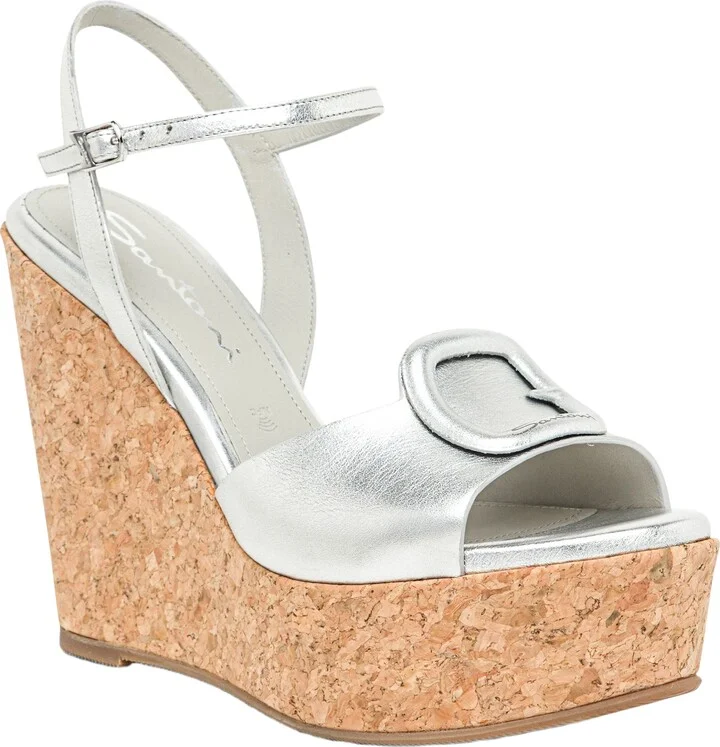 Women's leather wedge - Image 3