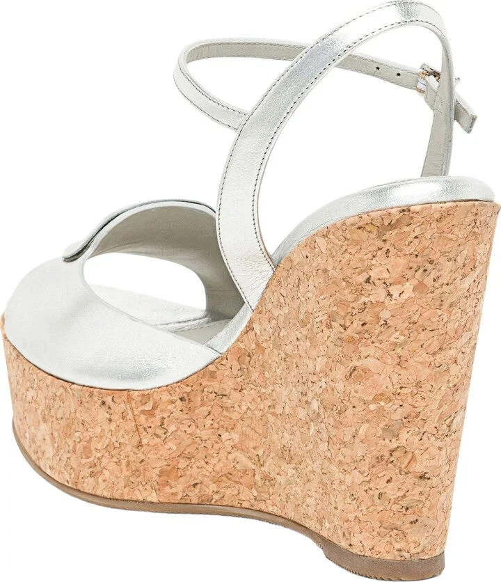 Women's leather wedge - Image 4