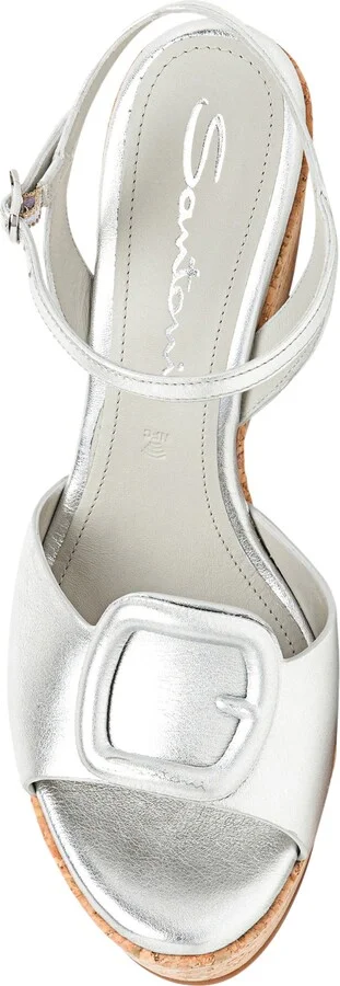 Women's leather wedge - Image 5