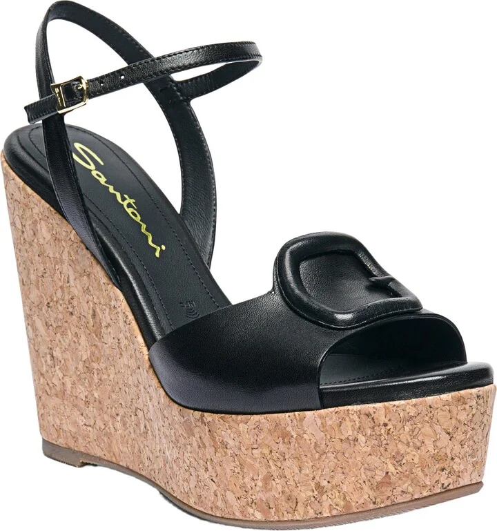 Women's leather wedge - Image 3