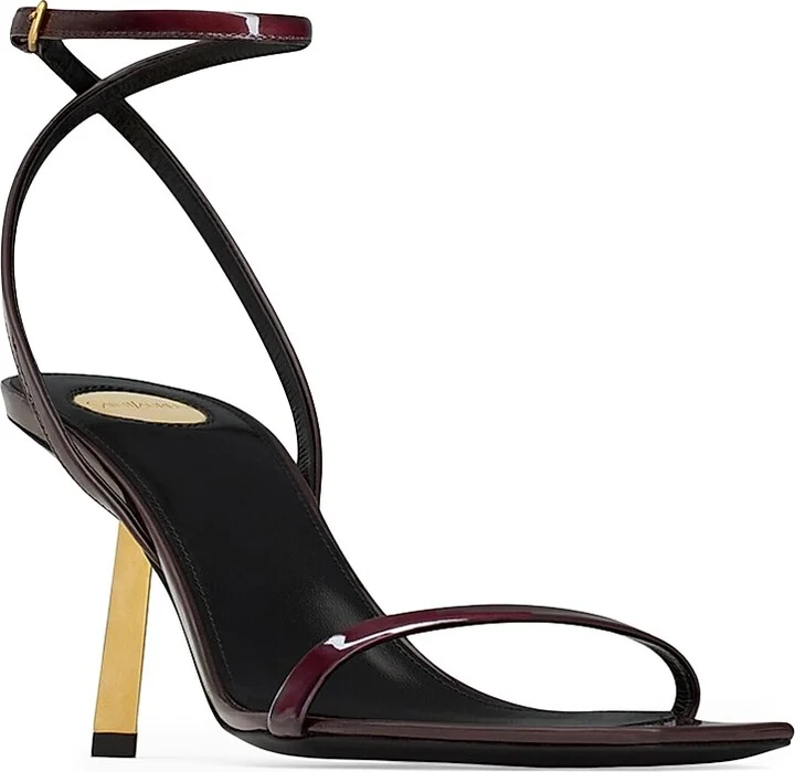 Women's Lee Sandals in Patent Leather - Marron Glace - Size 5 - Image 2