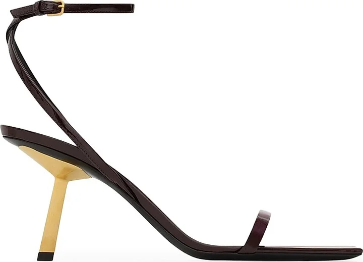 Women's Lee Sandals in Patent Leather - Marron Glace - Size 5
