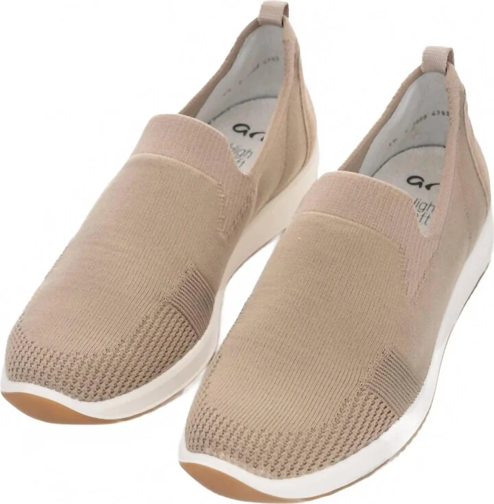 Women's Leena Stretch Slip-On Sneaker In Pebble/suede