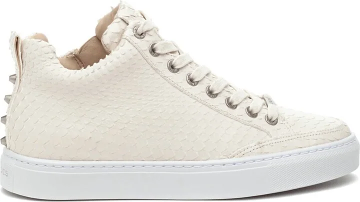 Women's Leesa Cut Embossed Sneakers In Off White Embossed