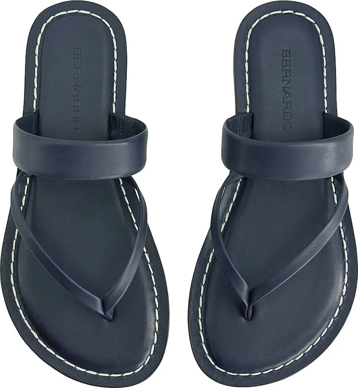 Women's Leia Leather Thong Sandals - Blush - Size 9.5 - Image 9